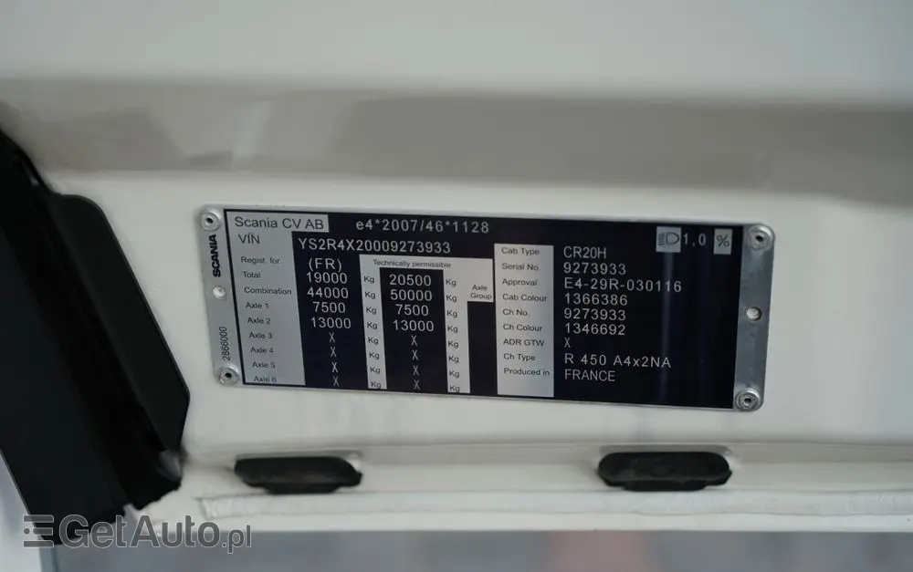 SCANIA R 450 / RETARDER / KLIMATYZACJA  POSTOJOWA 