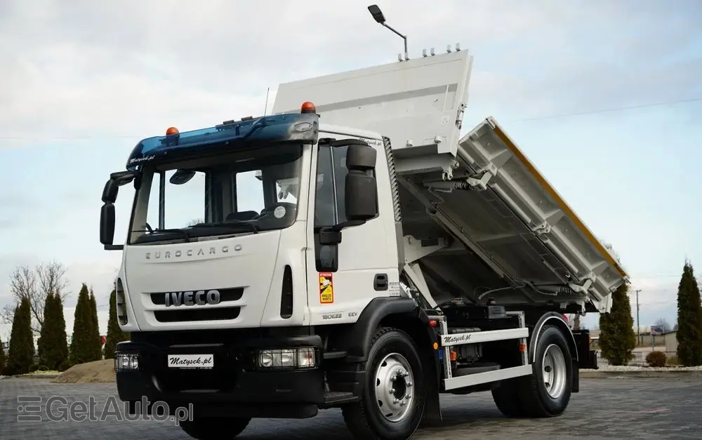 IVECO EUROCARGO 160 E22 / WYWROTKA 3 STRONNA / HYDROBURTA / BORDMATIC / EURO 5 EEV 