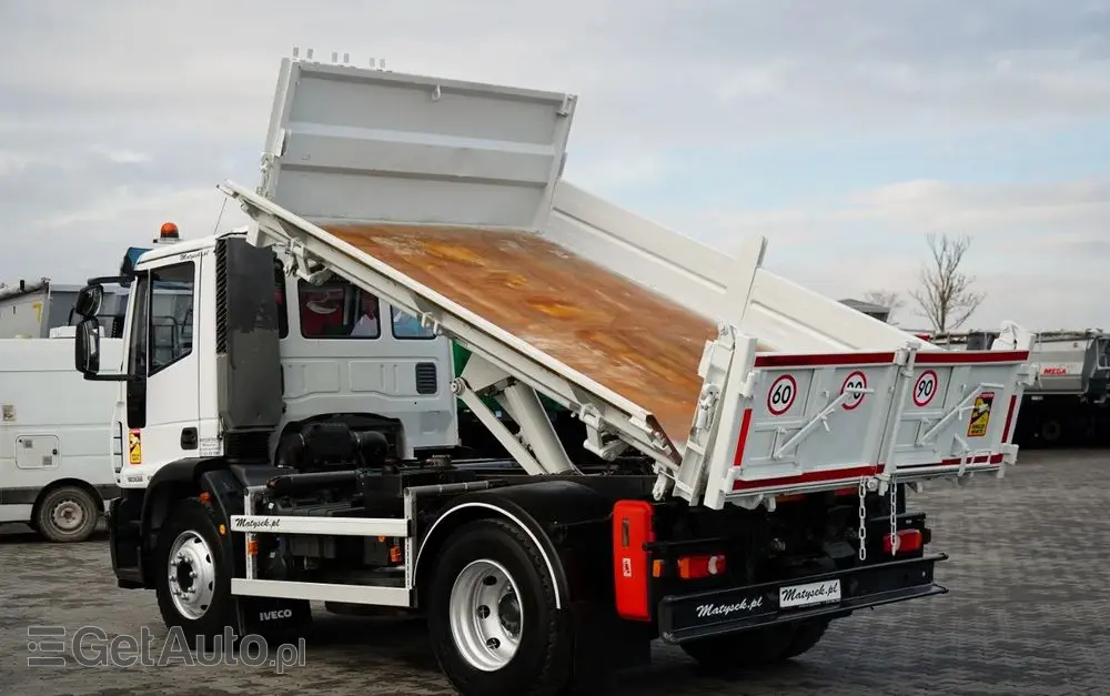 IVECO EUROCARGO 160 E22 / WYWROTKA 3 STRONNA / HYDROBURTA / BORDMATIC / EURO 5 EEV 