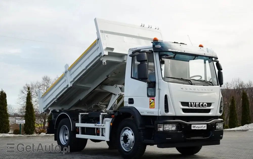 IVECO EUROCARGO 160 E22 / WYWROTKA 3 STRONNA / HYDROBURTA / BORDMATIC / EURO 5 EEV 