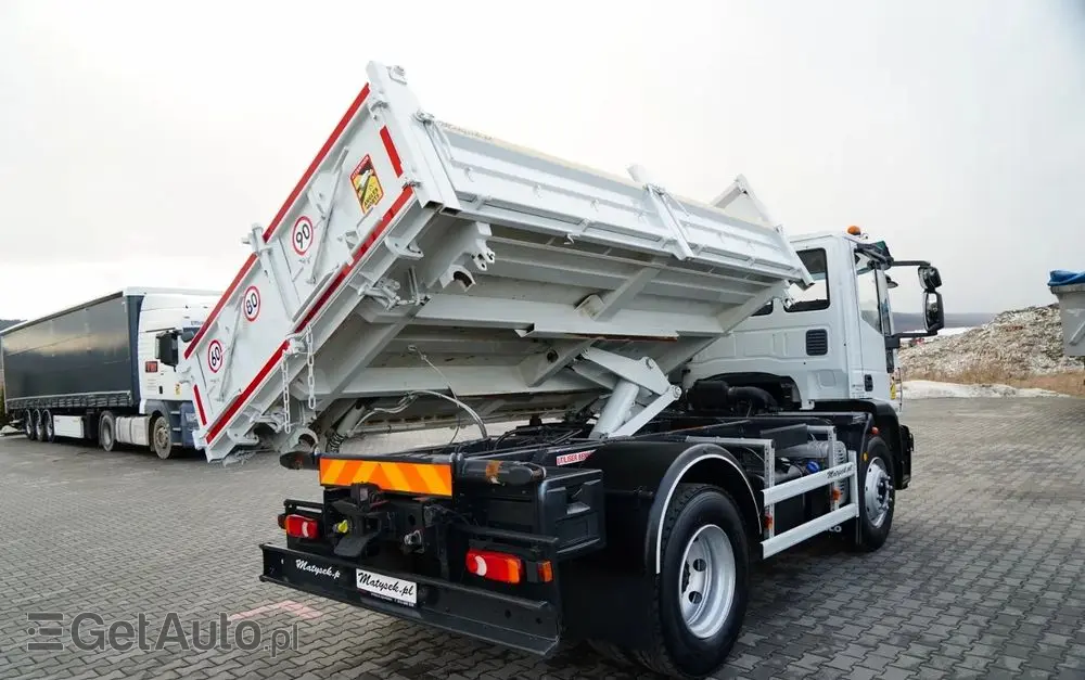 IVECO EUROCARGO 160 E22 / WYWROTKA 3 STRONNA / HYDROBURTA / BORDMATIC / EURO 5 EEV 