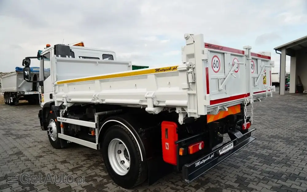 IVECO EUROCARGO 160 E22 / WYWROTKA 3 STRONNA / HYDROBURTA / BORDMATIC / EURO 5 EEV 
