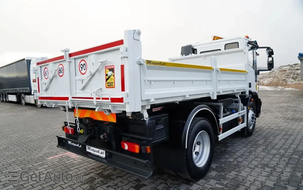 IVECO EUROCARGO 160 E22 / WYWROTKA 3 STRONNA / HYDROBURTA / BORDMATIC / EURO 5 EEV 