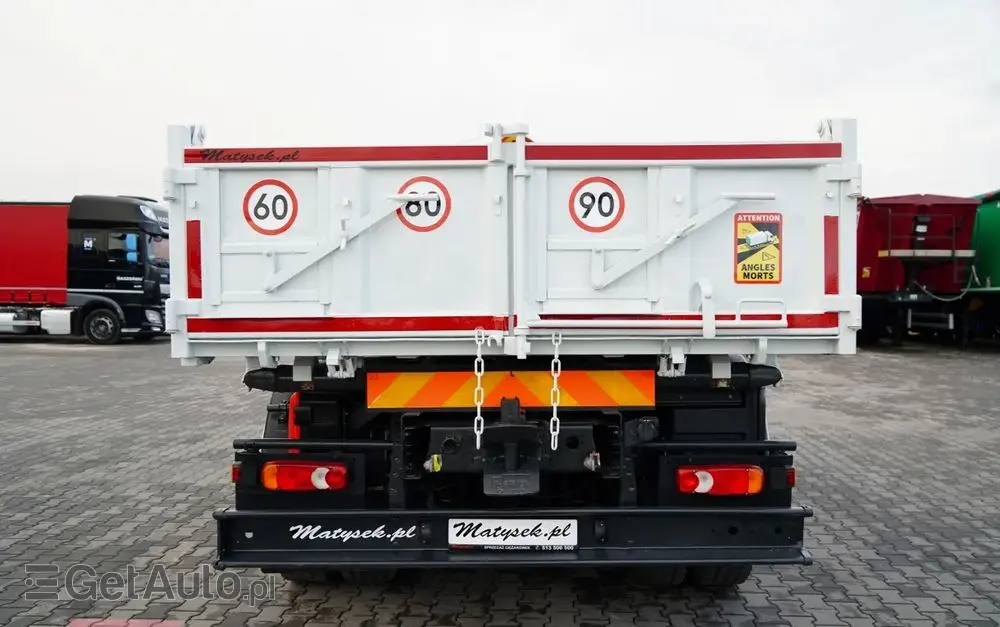 IVECO EUROCARGO 160 E22 / WYWROTKA 3 STRONNA / HYDROBURTA / BORDMATIC / EURO 5 EEV 