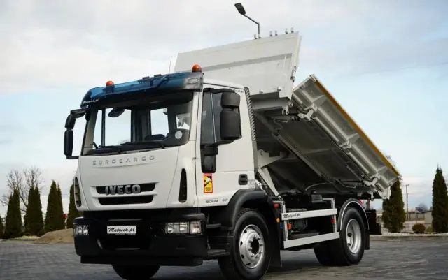 IVECO EUROCARGO 160 E22 / WYWROTKA 3 STRONNA / HYDROBURTA / BORDMATIC / EURO 5 EEV 
