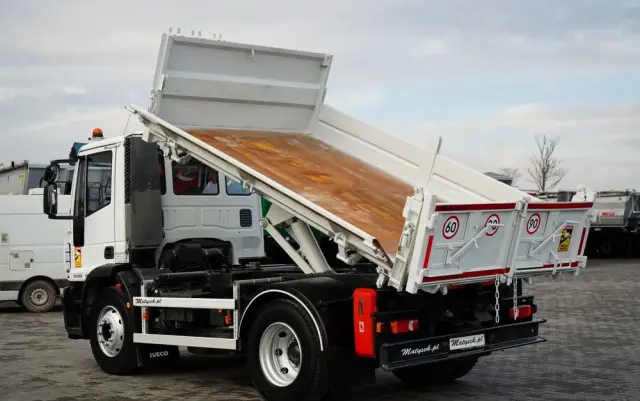 IVECO EUROCARGO 160 E22 / WYWROTKA 3 STRONNA / HYDROBURTA / BORDMATIC / EURO 5 EEV 