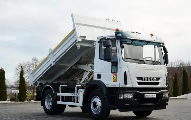 IVECO EUROCARGO 160 E22 / WYWROTKA 3 STRONNA / HYDROBURTA / BORDMATIC / EURO 5 EEV 