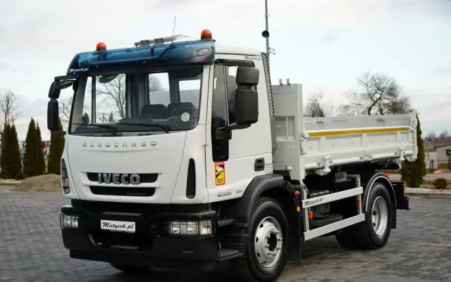 IVECO EUROCARGO 160 E22 / WYWROTKA 3 STRONNA / HYDROBURTA / BORDMATIC / EURO 5 EEV 