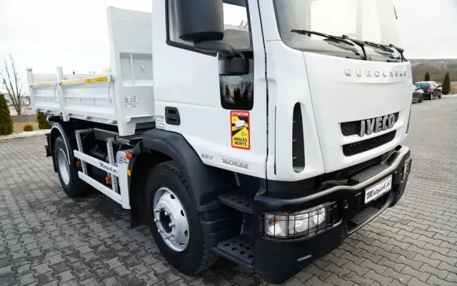 IVECO EUROCARGO 160 E22 / WYWROTKA 3 STRONNA / HYDROBURTA / BORDMATIC / EURO 5 EEV 