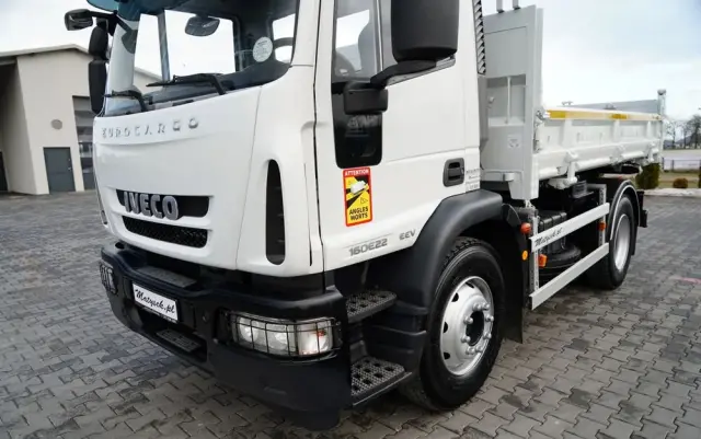 IVECO EUROCARGO 160 E22 / WYWROTKA 3 STRONNA / HYDROBURTA / BORDMATIC / EURO 5 EEV 