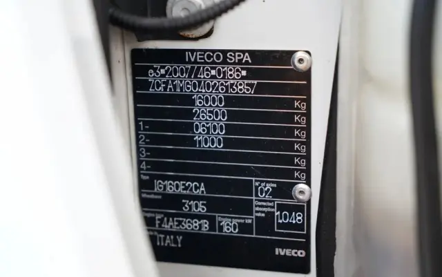 IVECO EUROCARGO 160 E22 / WYWROTKA 3 STRONNA / HYDROBURTA / BORDMATIC / EURO 5 EEV 