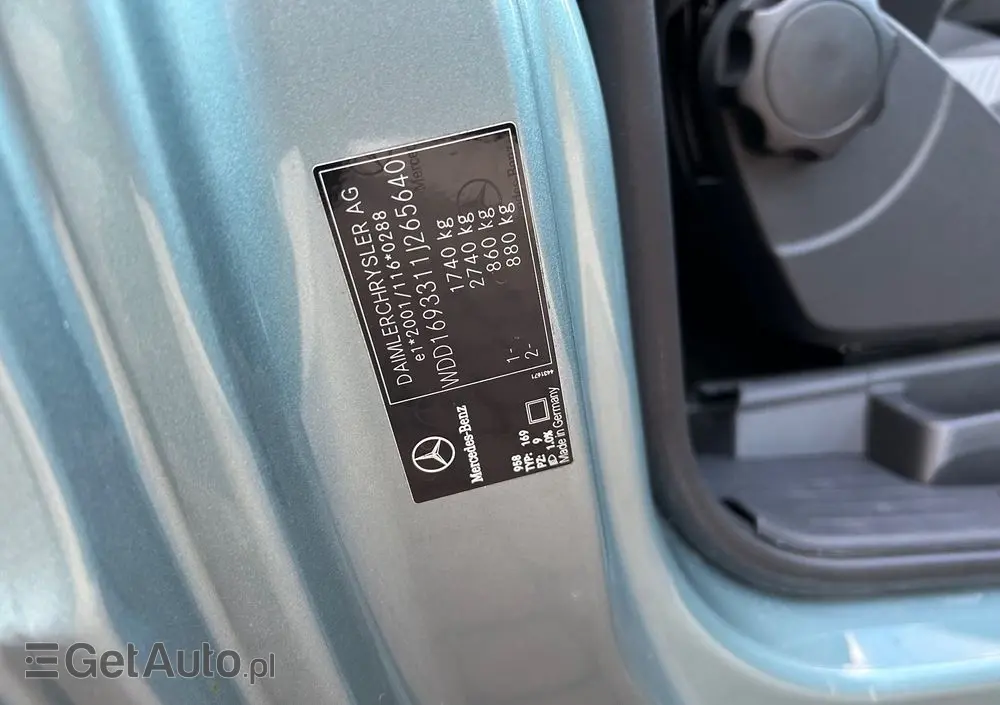 MERCEDES-BENZ Klasa A 150 Autotronic Avantgarde Polar Star