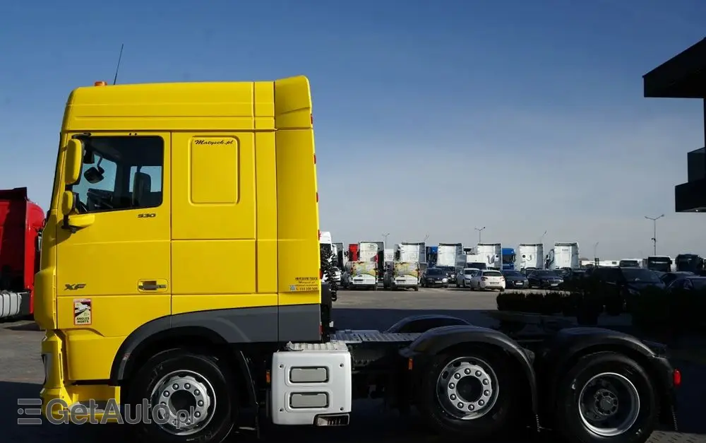 DAF XF 530 / PUSHER / 6X2/  RETARDER /  SPACE CAB /  OŚ PODNOSZONA 