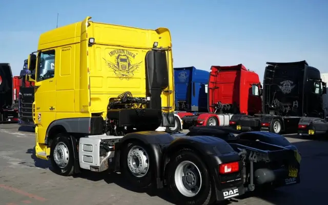 DAF XF 530 / PUSHER / 6X2/  RETARDER /  SPACE CAB /  OŚ PODNOSZONA 