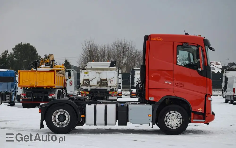 VOLVO FH500 / NISKA KABINA / HYDRAULIKA / EURO 6 / ACC / LEDY / ALUFELGI / SERWISOWANY / SPROWADZONY 