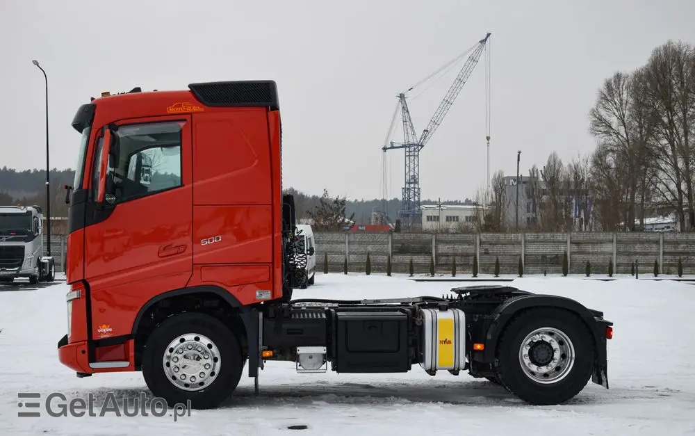VOLVO FH500 / NISKA KABINA / HYDRAULIKA / EURO 6 / ACC / LEDY / ALUFELGI / SERWISOWANY / SPROWADZONY 