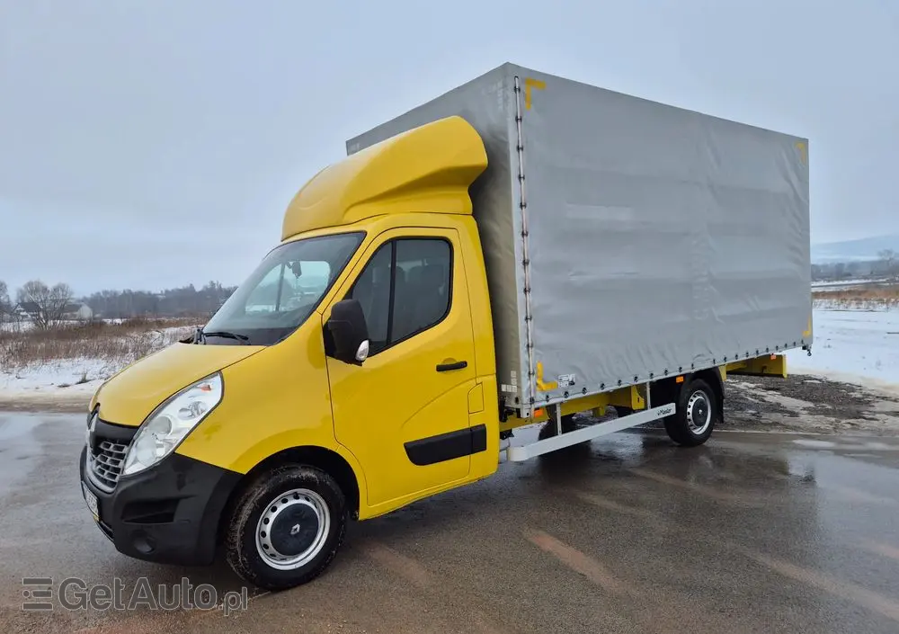 RENAULT MASTER 2.3 DCI 131KM MAX PLANDEKA 10 PALET PODNOSZONY DACH KAMERA SALON PL 2018R 