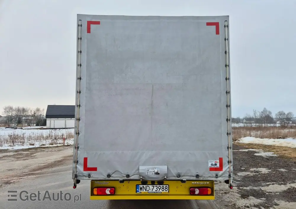 RENAULT MASTER 2.3 DCI 131KM MAX PLANDEKA 10 PALET PODNOSZONY DACH KAMERA SALON PL 2018R 