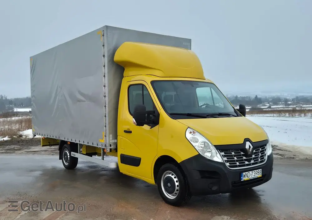 RENAULT MASTER 2.3 DCI 131KM MAX PLANDEKA 10 PALET PODNOSZONY DACH KAMERA SALON PL 2018R 