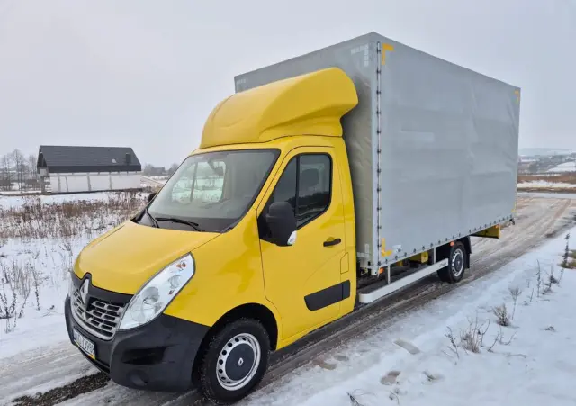 RENAULT MASTER 2.3 DCI 131KM MAX PLANDEKA 10 PALET PODNOSZONY DACH KAMERA SALON PL 2018R 