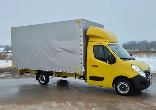 RENAULT MASTER 2.3 DCI 131KM MAX PLANDEKA 10 PALET PODNOSZONY DACH KAMERA SALON PL 2018R 
