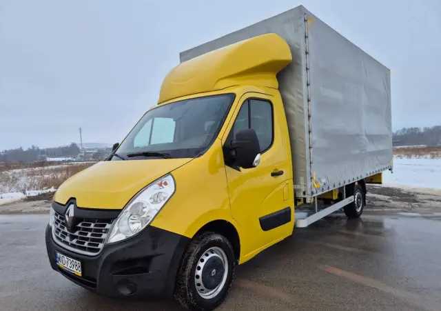 RENAULT MASTER 2.3 DCI 131KM MAX PLANDEKA 10 PALET PODNOSZONY DACH KAMERA SALON PL 2018R 