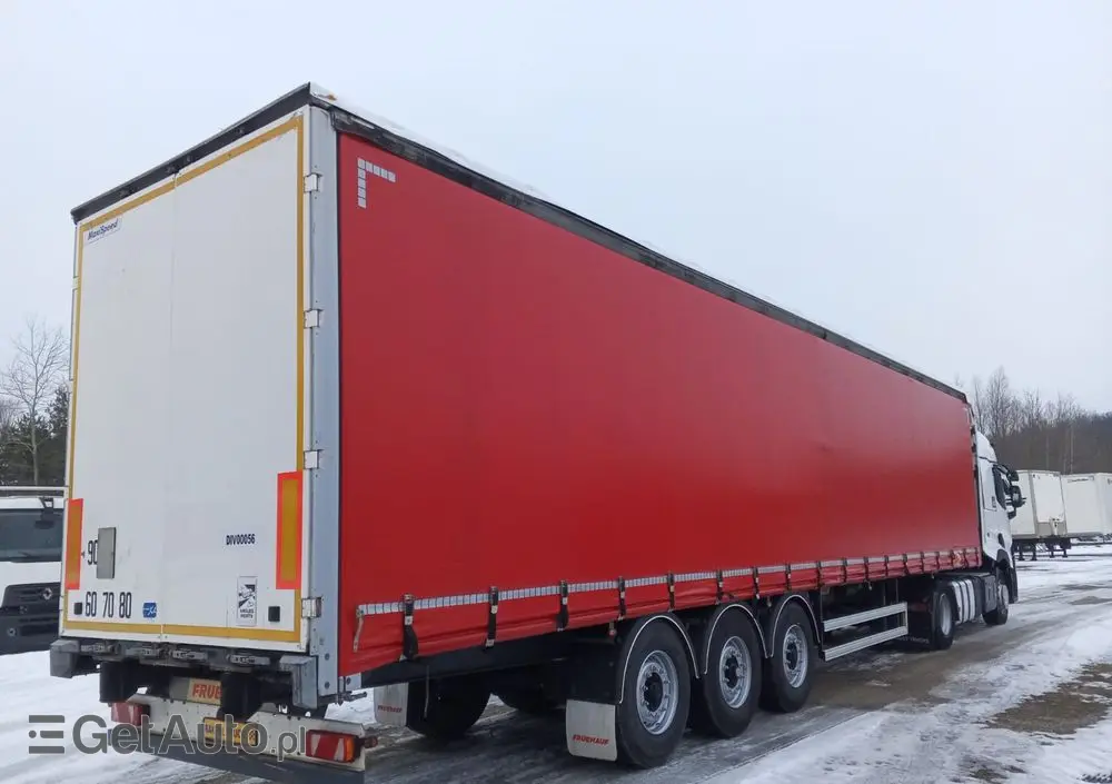 FRUEHAUF Mocna podłoga /nowy dach 217tys przebieg/oś podnoszona/Francja 