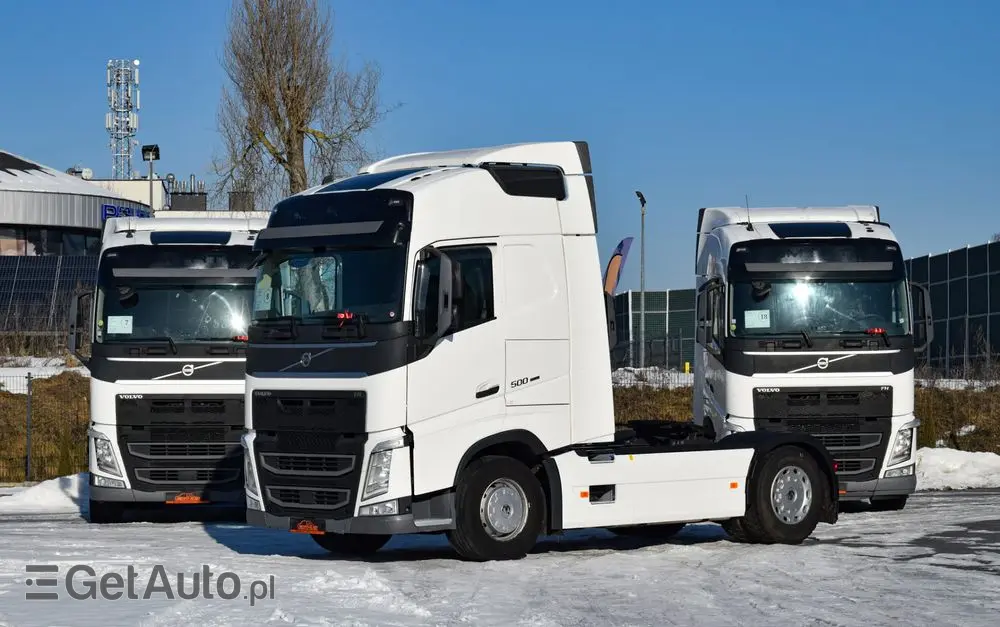 VOLVO FH500 / I-SAVE / EURO 6 / KLIMATYZACJA POSTOJOWA / ACC / LEDY / 2 ZBIORNIKI / FULL SPILERY / SERWISOWANY / SPROWADZONY 