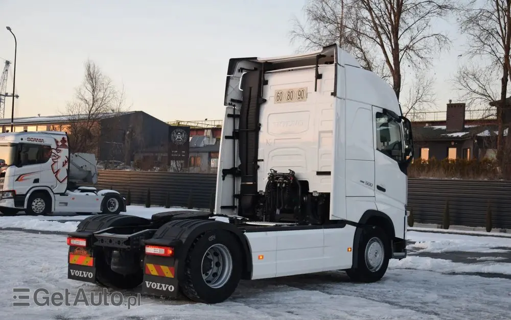 VOLVO FH500 / I-SAVE / EURO 6 / KLIMATYZACJA POSTOJOWA / ACC / LEDY / 2 ZBIORNIKI / FULL SPILERY / SERWISOWANY / SPROWADZONY 