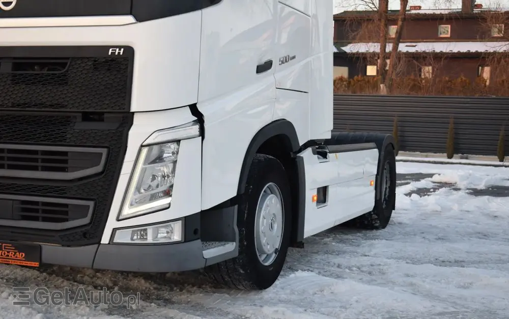 VOLVO FH500 / I-SAVE / EURO 6 / KLIMATYZACJA POSTOJOWA / ACC / LEDY / 2 ZBIORNIKI / FULL SPILERY / SERWISOWANY / SPROWADZONY 
