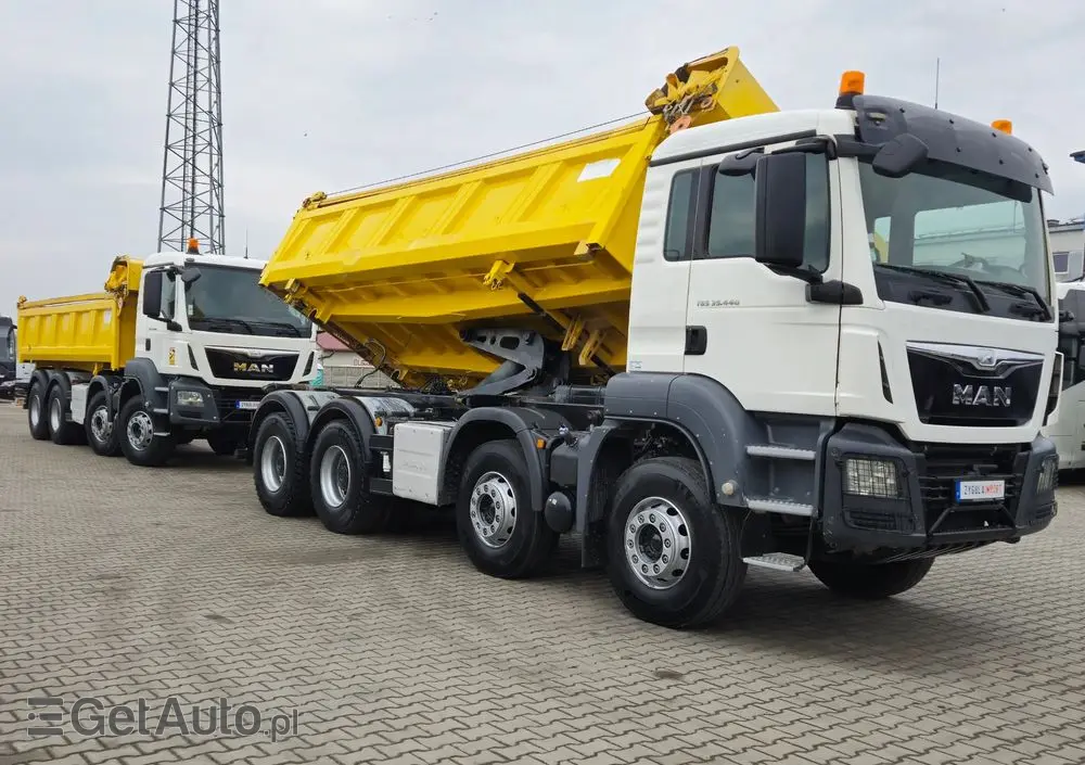 MAN TGS 35.440 / 2 STRONNA WYWROTKA/ HYDROBURTA / SPROWADZONY Z FRANCJI 