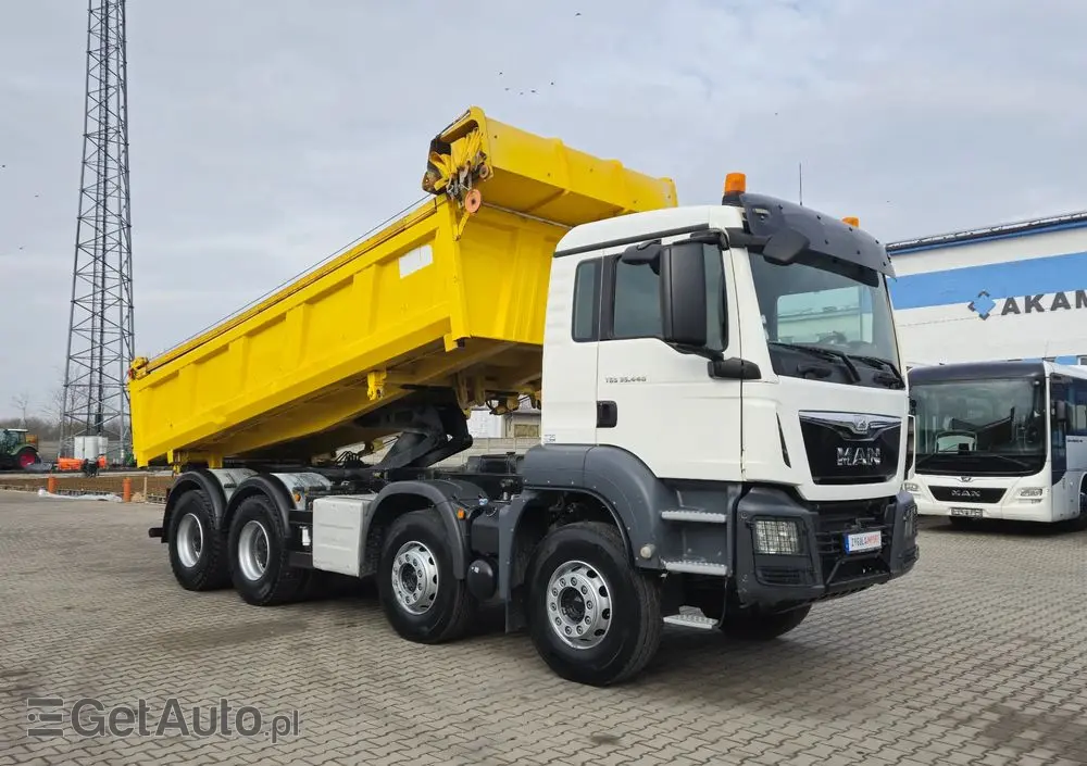 MAN TGS 35.440 / 2 STRONNA WYWROTKA/ HYDROBURTA / SPROWADZONY Z FRANCJI 