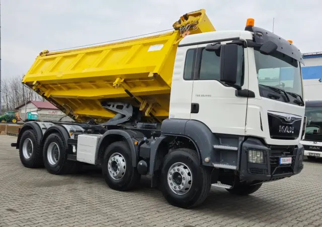 MAN TGS 35.440 / 2 STRONNA WYWROTKA/ HYDROBURTA / SPROWADZONY Z FRANCJI 