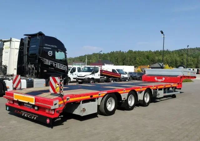 EMTECH Ład-33.3 tony 3osie Tylna oś skrętna Przednia Podnoszona 