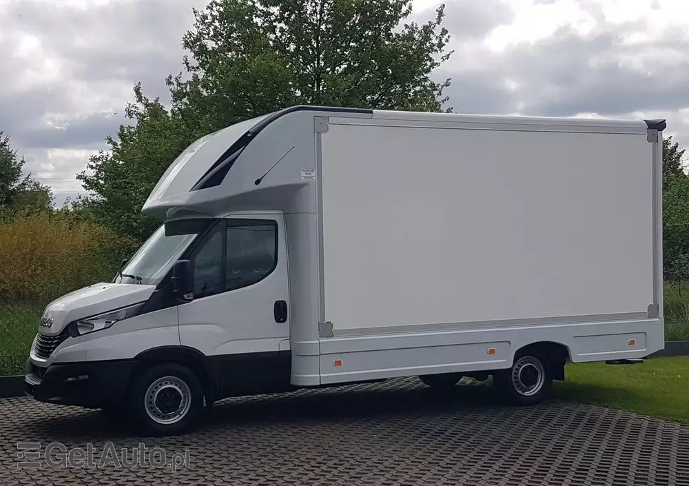 IVECO DAILY KONTENER NISKOPODŁOGOWY 4,43x2,23x2,42 SKLEP FOODTRUCK BAR KLIMA KONIOWÓZ KAMPER 