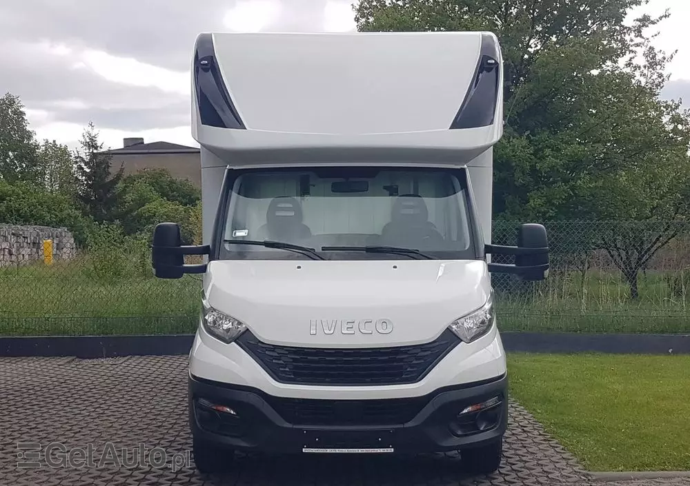 IVECO DAILY KONTENER NISKOPODŁOGOWY 4,43x2,23x2,42 SKLEP FOODTRUCK BAR KLIMA KONIOWÓZ KAMPER 