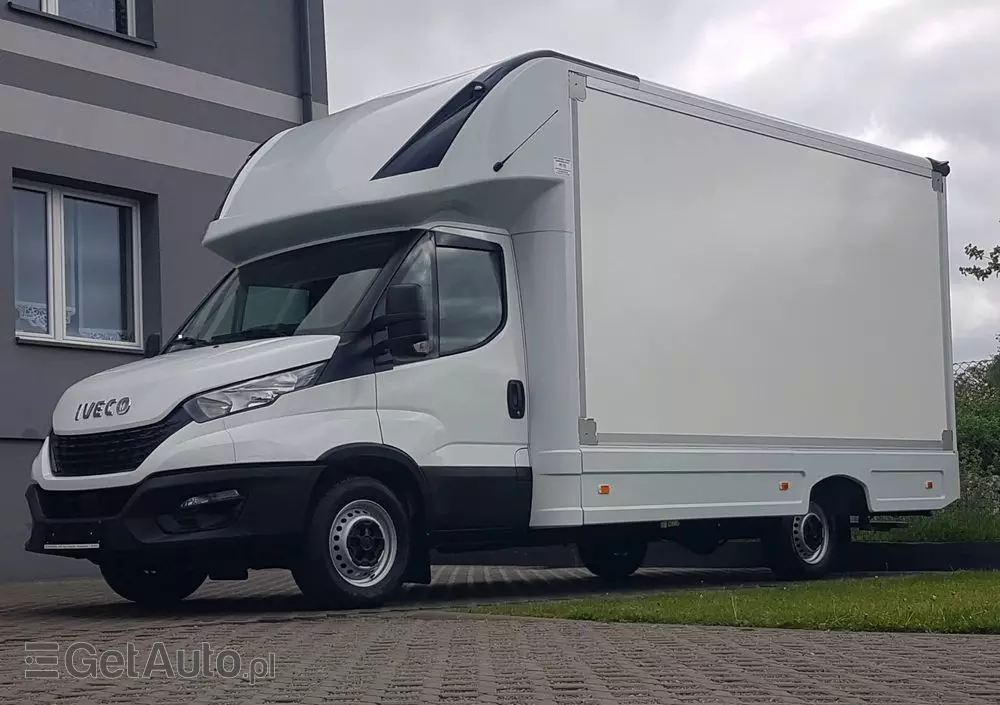 IVECO DAILY KONTENER NISKOPODŁOGOWY 4,43x2,23x2,42 SKLEP FOODTRUCK BAR KLIMA KONIOWÓZ KAMPER 