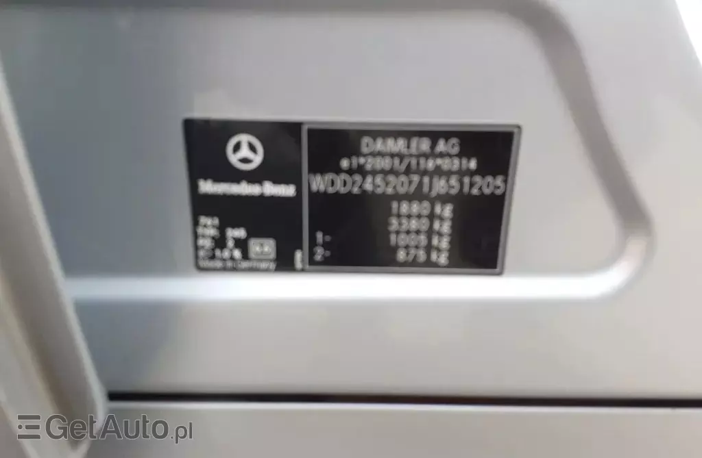 MERCEDES-BENZ Klasa B 