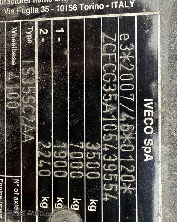 IVECO 2021/Daily 35-140 A8V/MAXI/ Automat Hi-Matic/full LED reflektory/Klima/PDC/tempomat/fotel comfort 