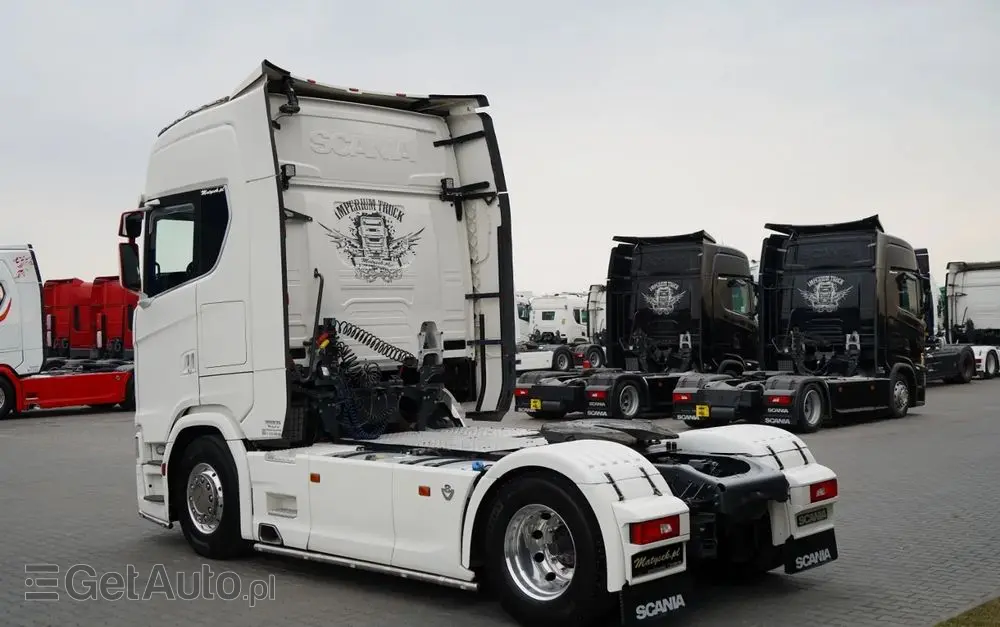 SCANIA S 580 / V8 / RETARDER / KLIMA POSTOJOWA / CAŁA NA PODUSZKACH / BOGATE WYPOSAŻENIE  / EURO 6 