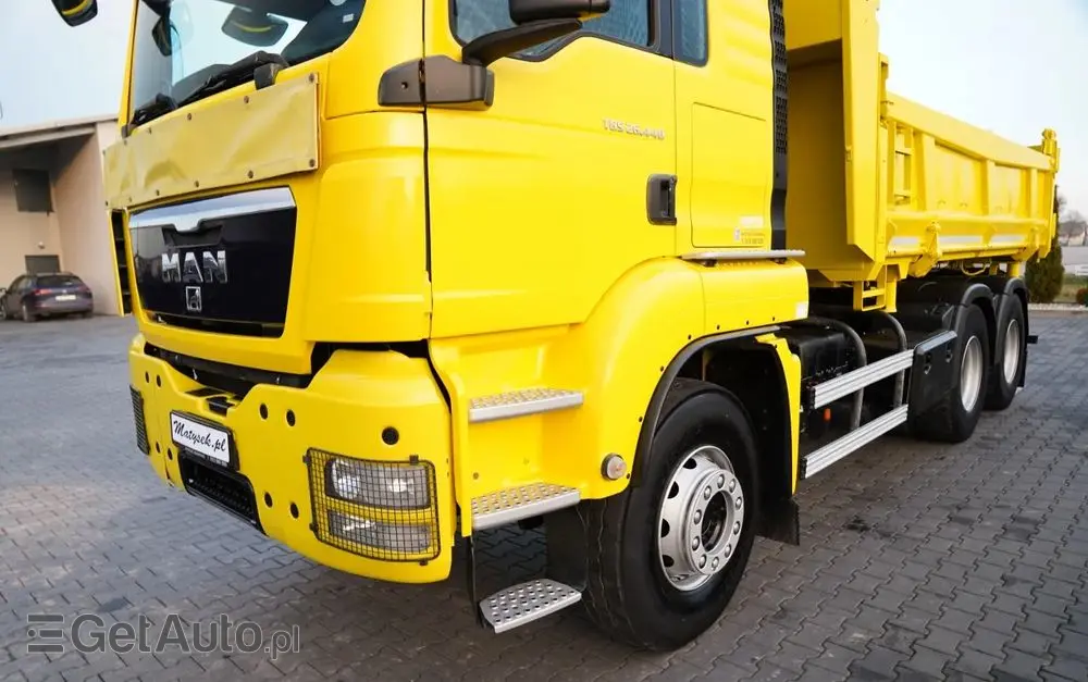 MAN TGS 26.440 / 6X4 / 2 STRONNA WYWROTKA / HYDROBURTA / AUTOMAT / KABINA SYPIALNA 