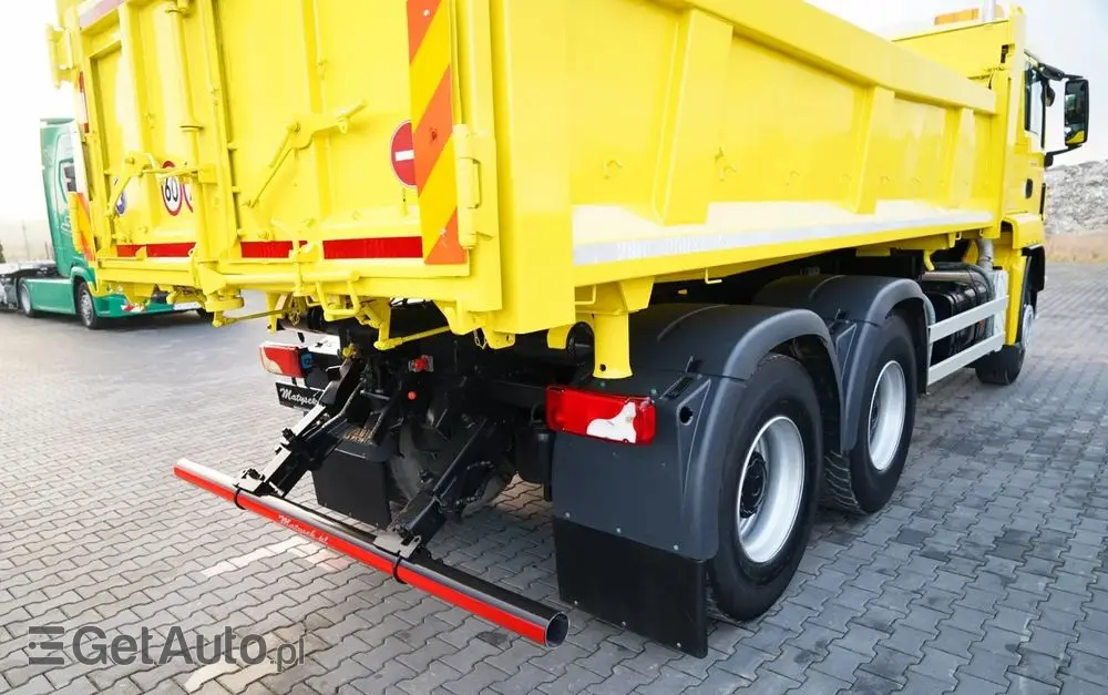 MAN TGS 26.440 / 6X4 / 2 STRONNA WYWROTKA / HYDROBURTA / AUTOMAT / KABINA SYPIALNA 