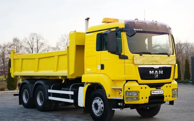 MAN TGS 26.440 / 6X4 / 2 STRONNA WYWROTKA / HYDROBURTA / AUTOMAT / KABINA SYPIALNA 