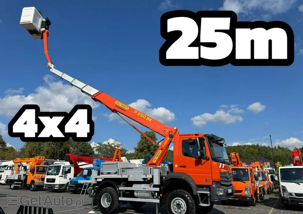 MERCEDES-BENZ Atego 818 E6 4x4 Zwyżka PALFINGER P250 BK Podnośnik Koszowy 