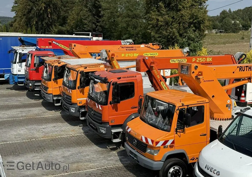 MERCEDES-BENZ Atego 818 E6 4x4 Zwyżka PALFINGER P250 BK Podnośnik Koszowy 