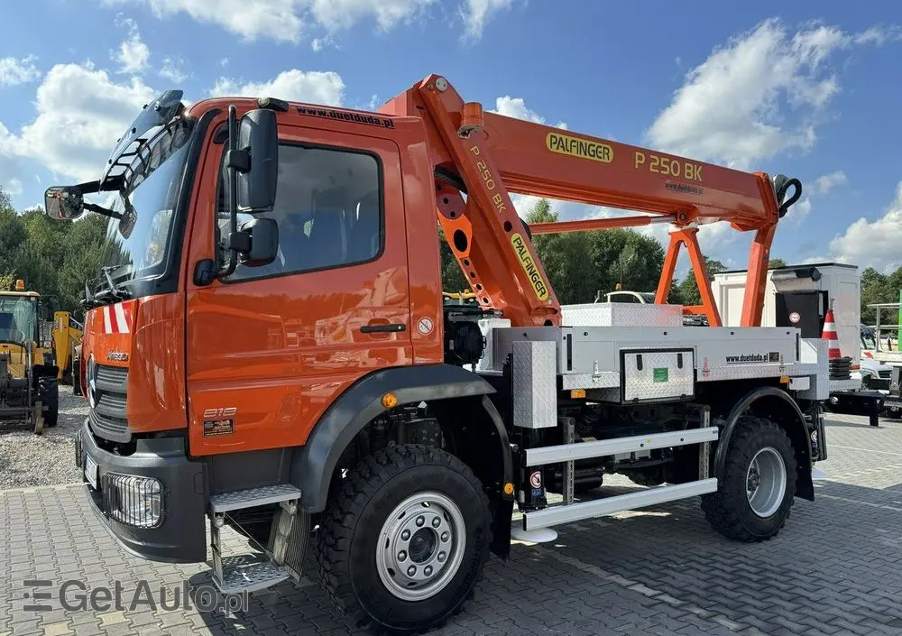 MERCEDES-BENZ Atego 818 E6 4x4 Zwyżka PALFINGER P250 BK Podnośnik Koszowy 