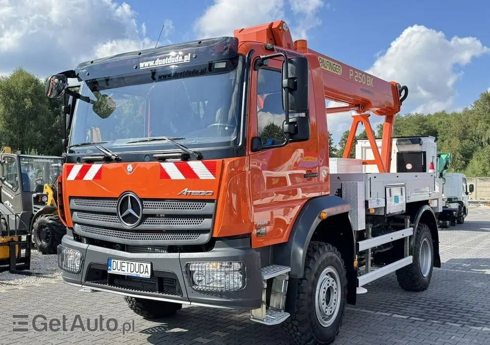 MERCEDES-BENZ Atego 818 E6 4x4 Zwyżka PALFINGER P250 BK Podnośnik Koszowy 