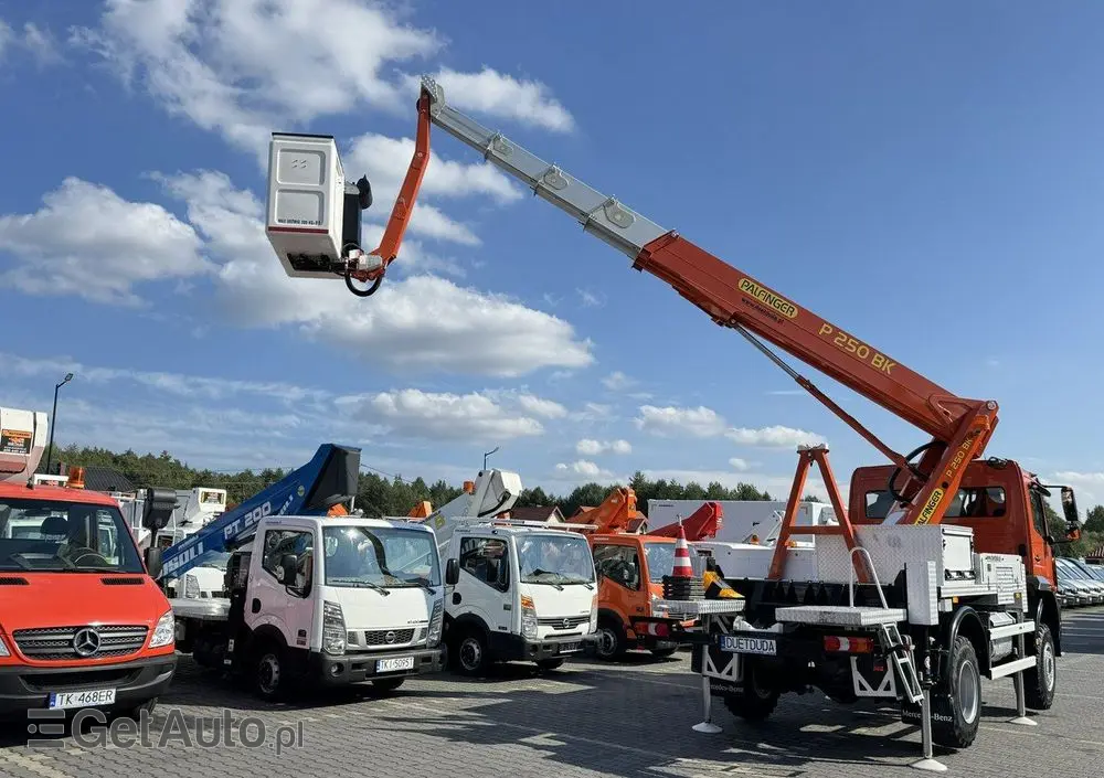 MERCEDES-BENZ Atego 818 E6 4x4 Zwyżka PALFINGER P250 BK Podnośnik Koszowy 