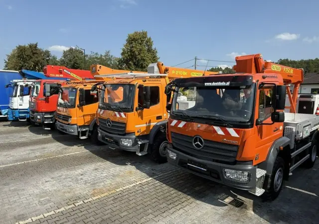 MERCEDES-BENZ Atego 818 E6 4x4 Zwyżka PALFINGER P250 BK Podnośnik Koszowy 