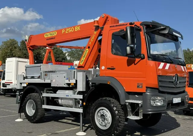 MERCEDES-BENZ Atego 818 E6 4x4 Zwyżka PALFINGER P250 BK Podnośnik Koszowy 